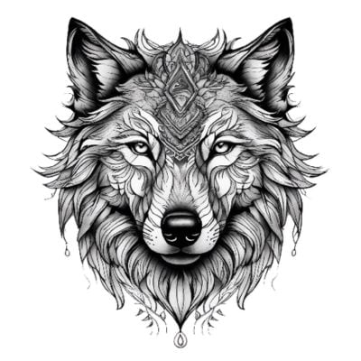 wolf ai tattoo